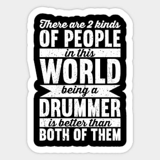 Drummer Sticker